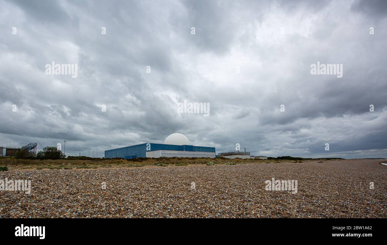 Sizewell Centrale Nucleare Suffolk Foto Stock