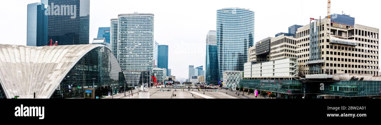 Edifici per uffici moderni , la Defense, Hauts-de-Seine, Ile de France, Parigi, Francia Foto Stock