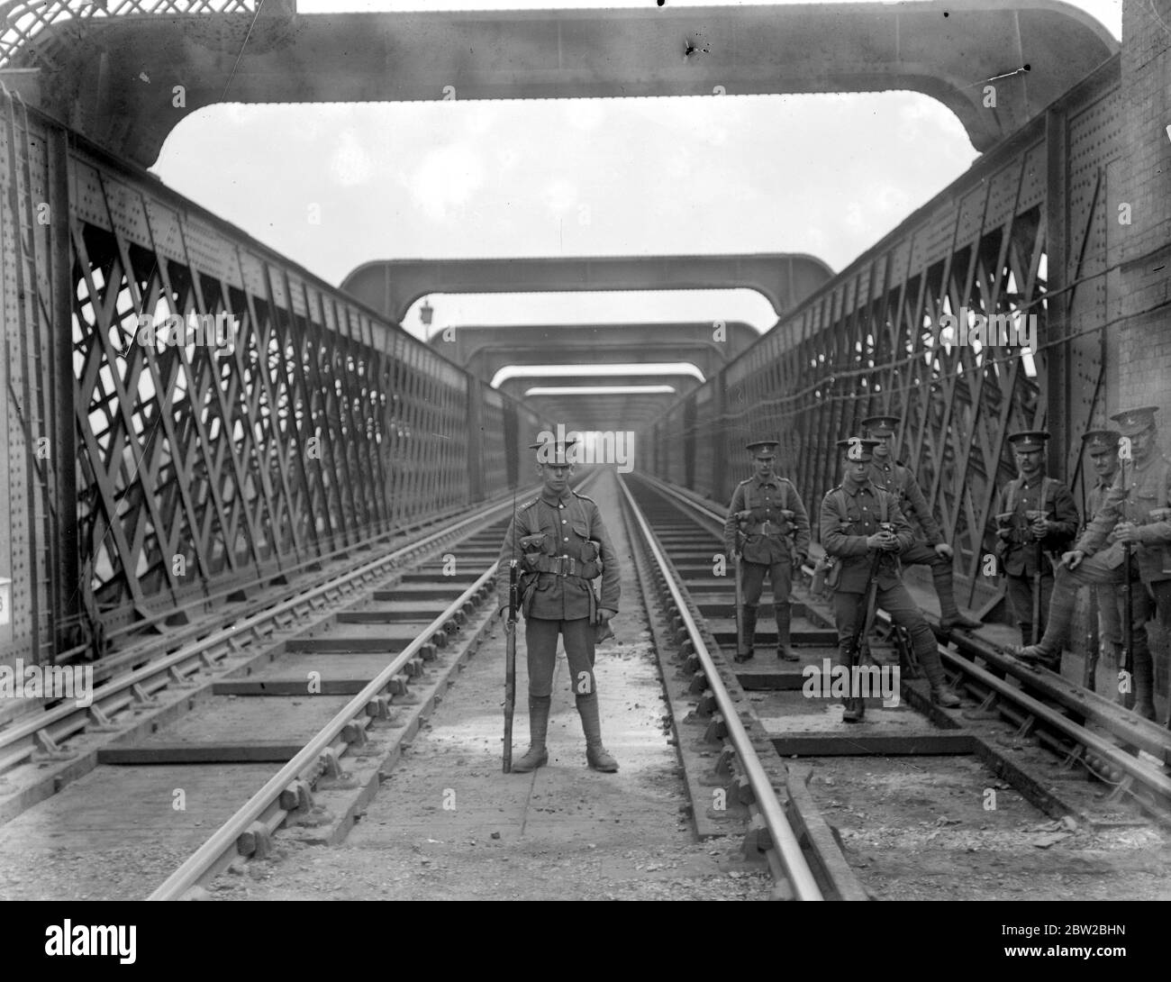 Mobilitazione dell'Inghilterra. Royal Dublin Fusiliers a Rochester. Foto Stock
