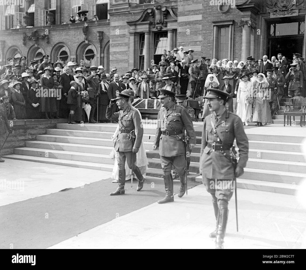 Tour reale del West Riding. 1 giugno 1918. Foto Stock
