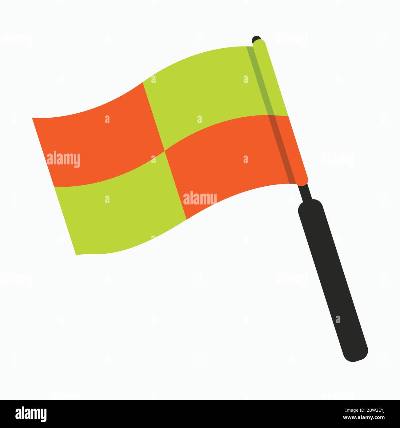 Flag fuori-gioco Illustrazione Vettoriale