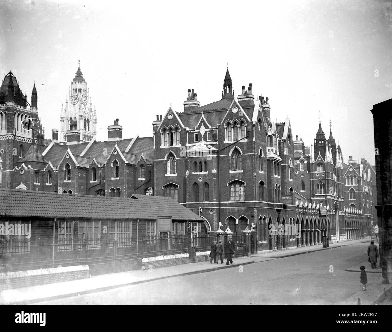 Shoreditch Market Place, London East End. 1933 Foto Stock