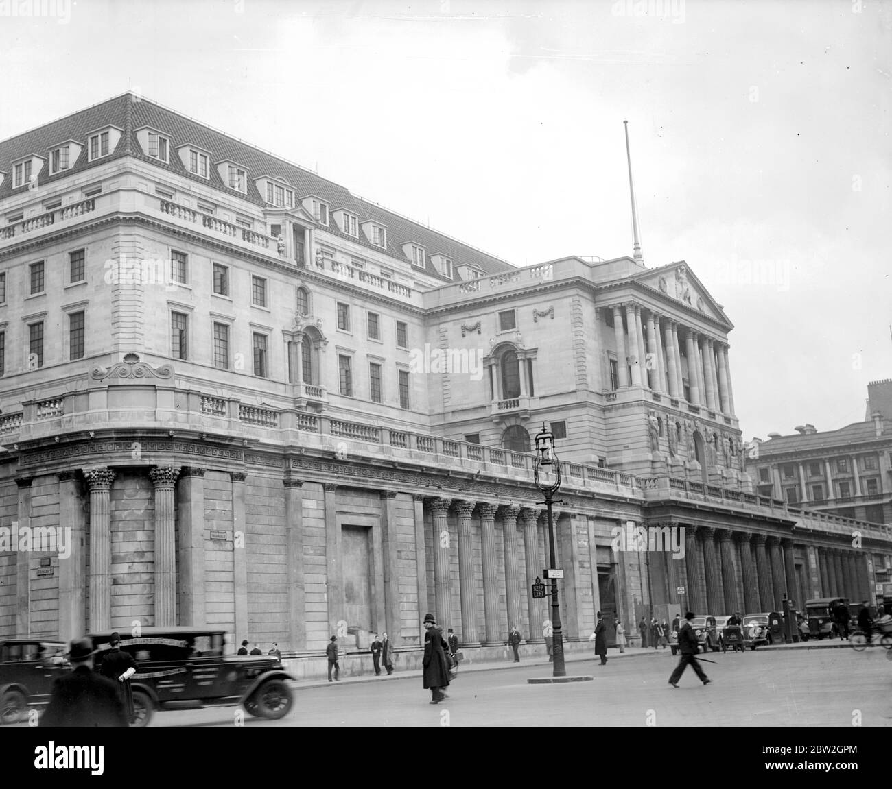 Londra. La Banca d'Inghilterra. 7 maggio 1938 Foto Stock