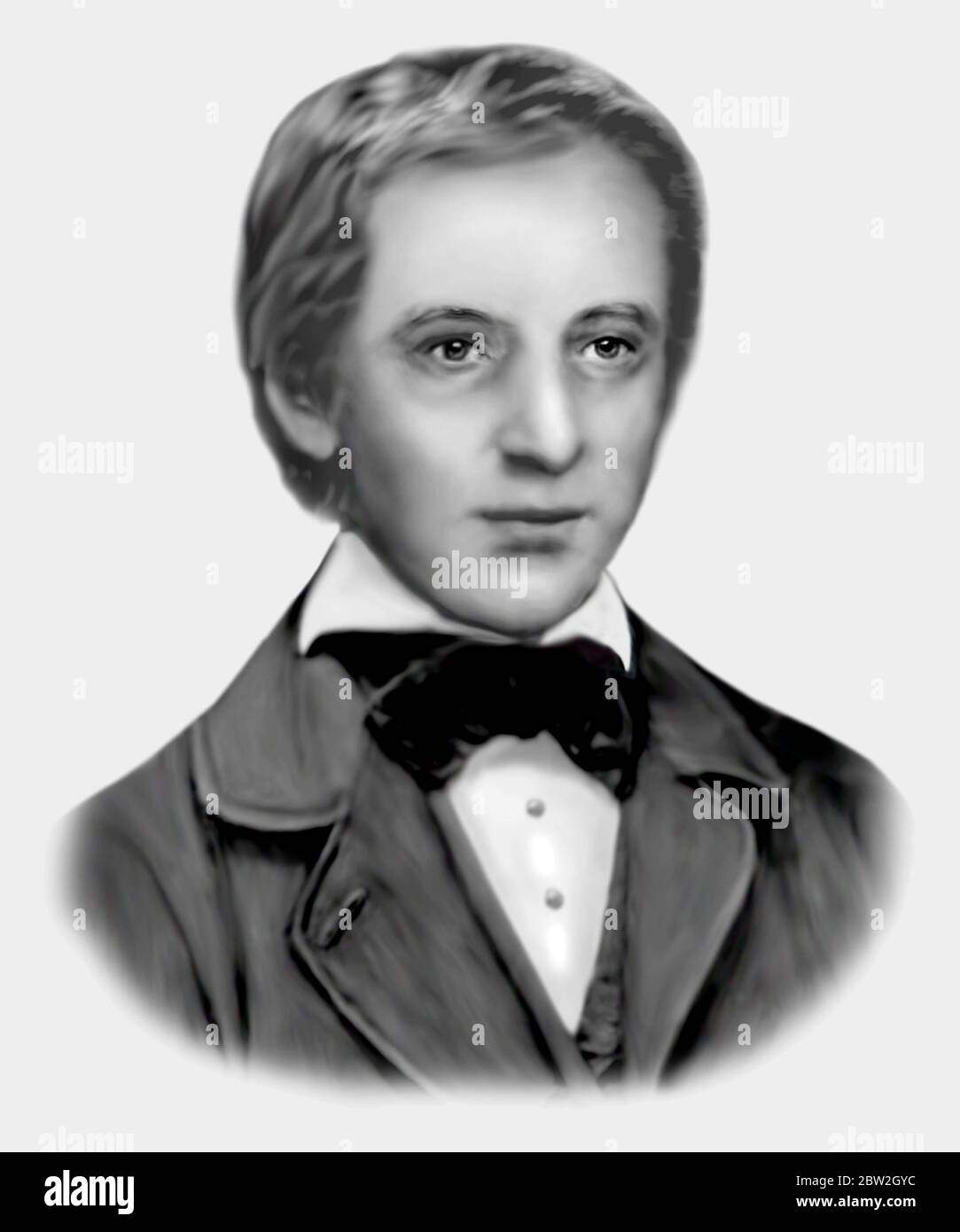 Augustus Welby Pugin 1812-1852 architetto inglese Designer critico d'artista Foto Stock