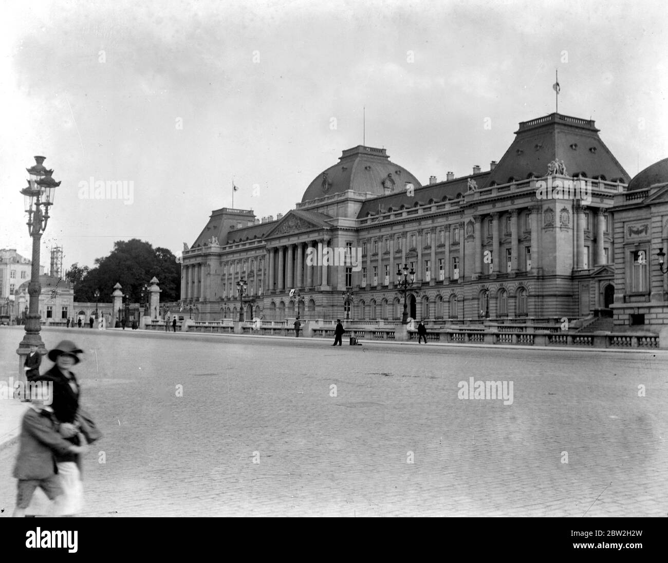 Bruxelles il Palazzo reale. Foto Stock