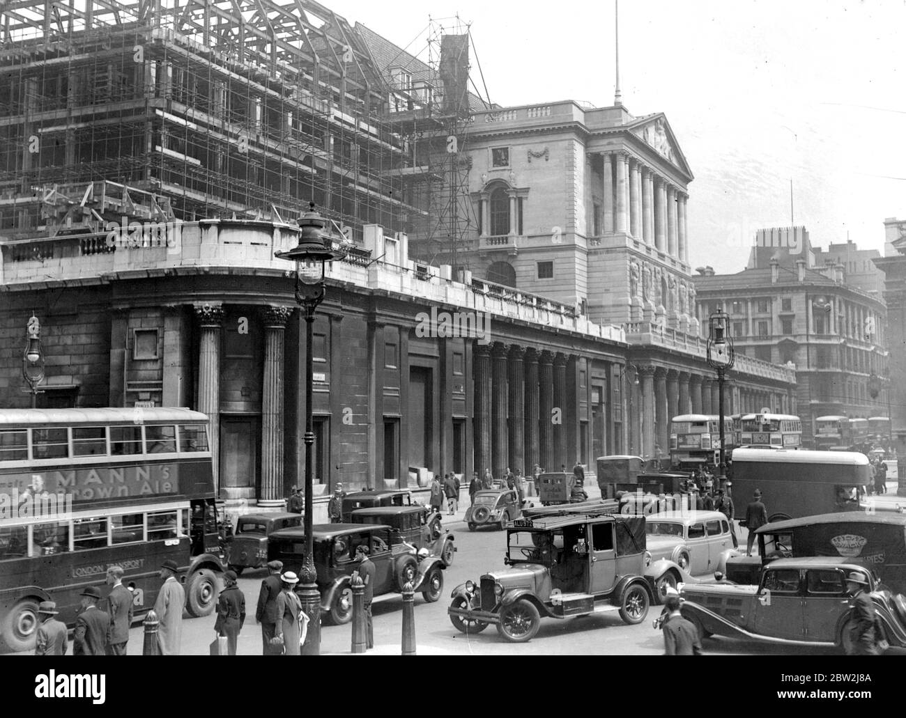 Londra. La Banca d'Inghilterra. 13 giugno 1935 Foto Stock