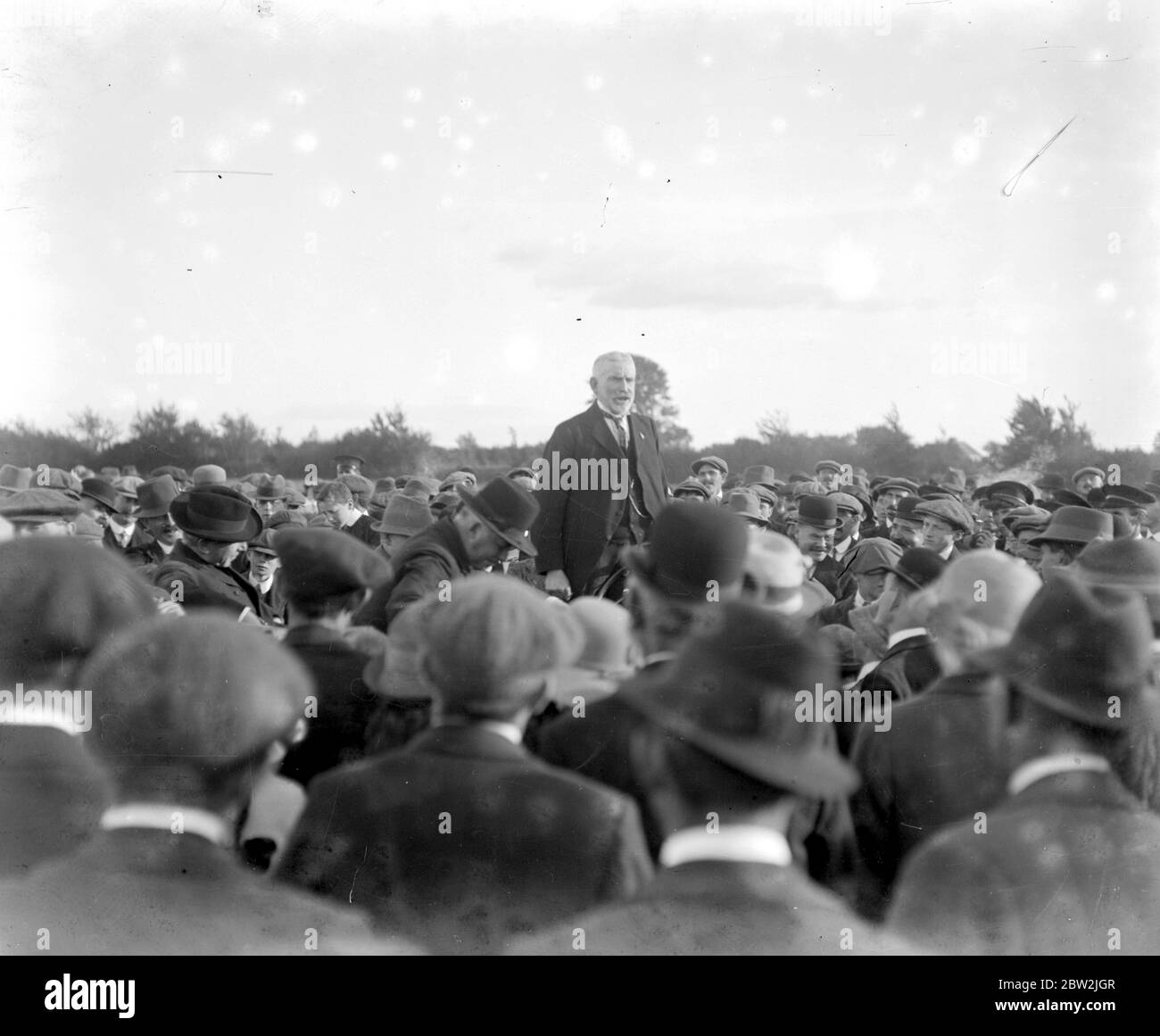 Volontari irlandesi sulla collina di Aughrim. Signor Reddy 1914 - 1918 Foto Stock