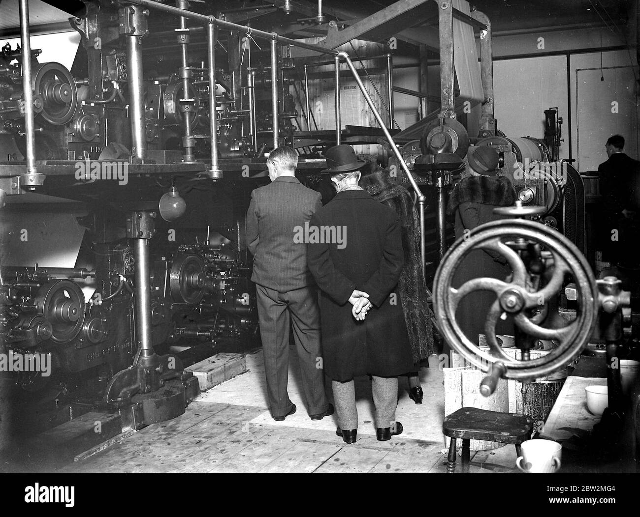K. Times Works (Sidcup). 1934 Foto Stock