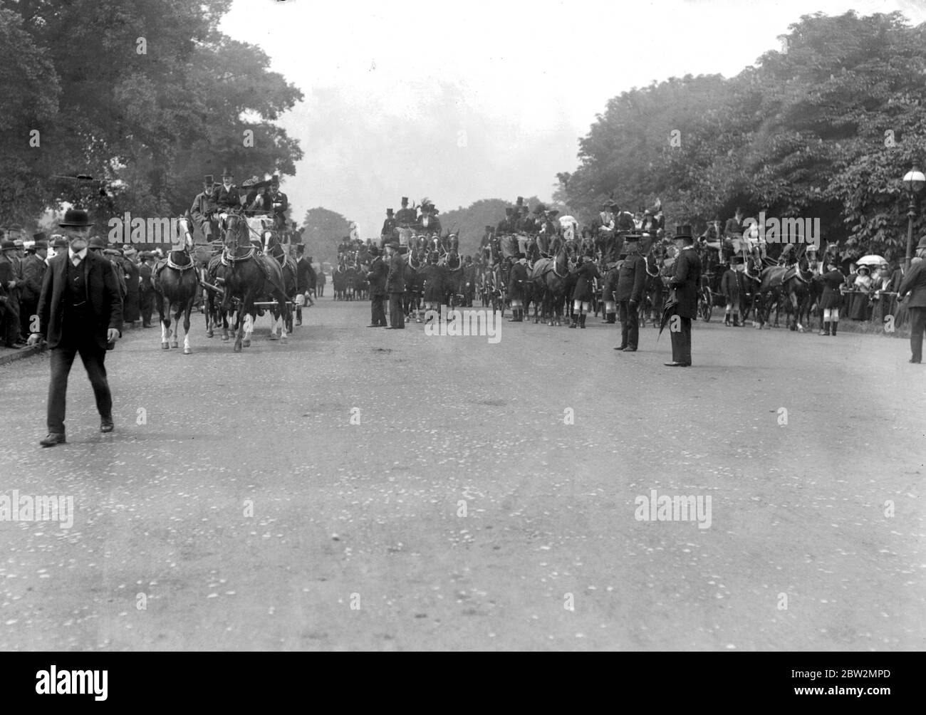 Incontro del Coaching Club di Hyde Park. anni '20 Foto Stock