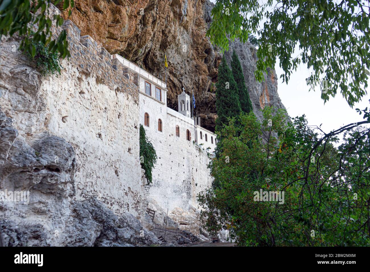 Il monastero di San Dimitrios Avgou ad Argolida, Peloponneso, Grecia. Foto Stock