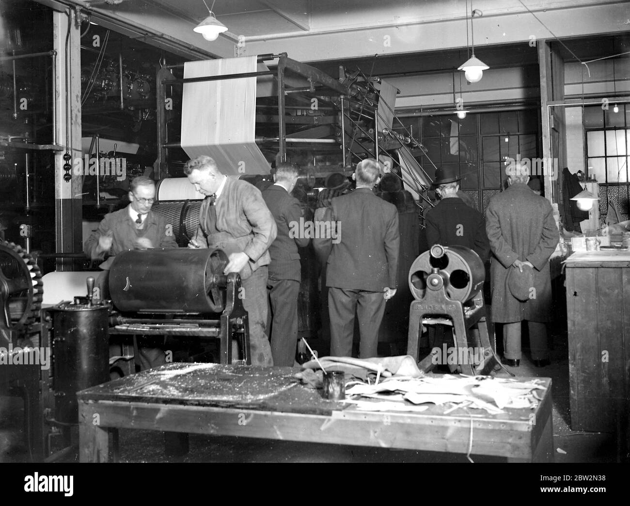 K. Times Works (Sidcup). 1934 Foto Stock