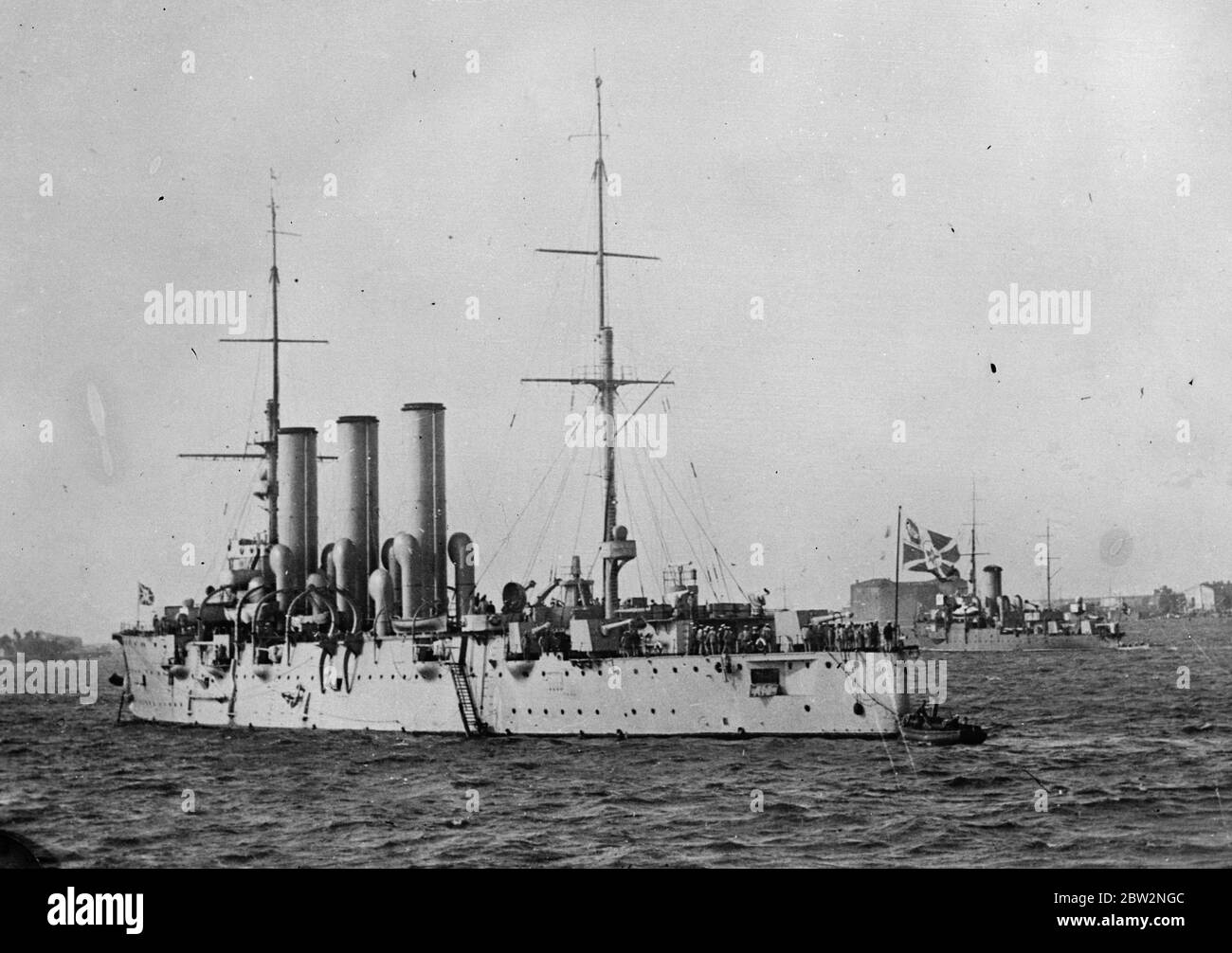 25° anniversario dell'incrociatore russo Avrdra . 1932 Foto Stock