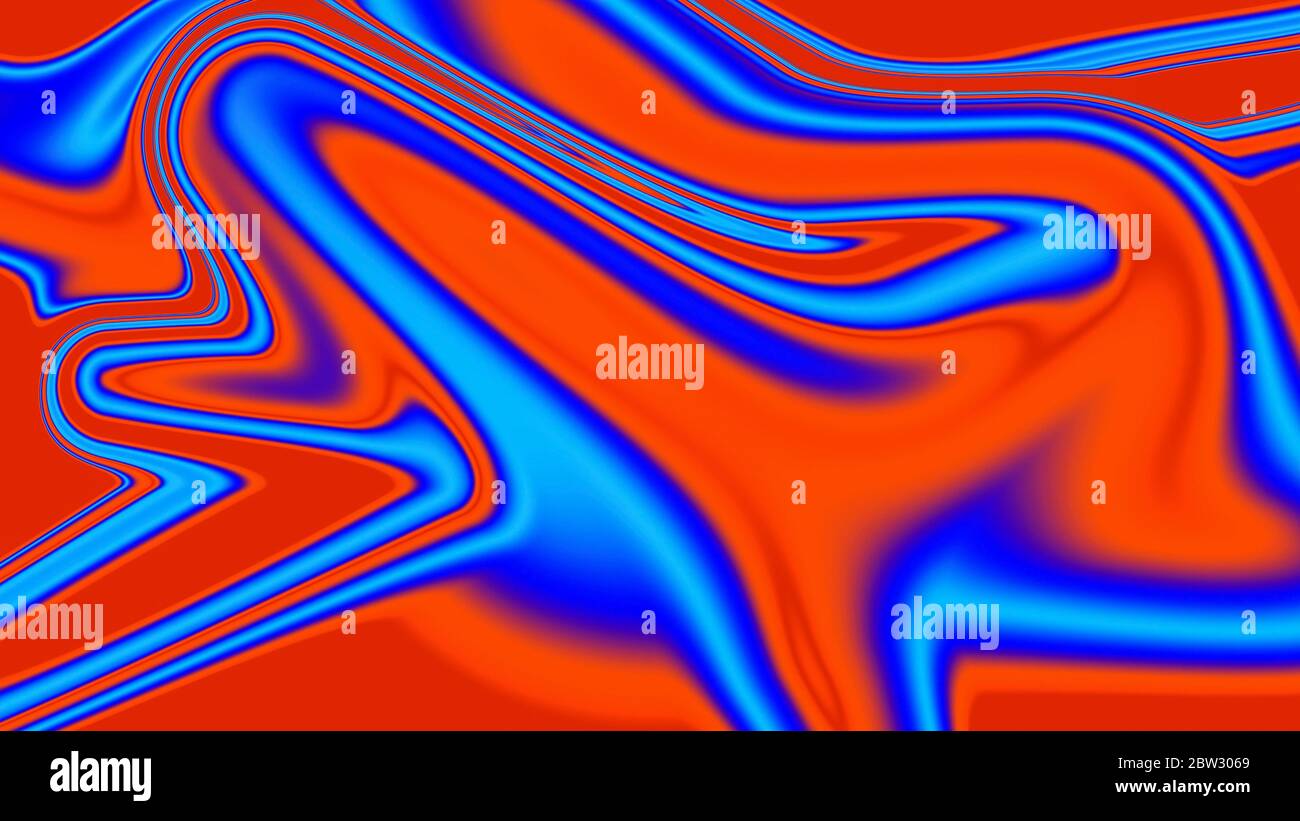 Animazione colorata con gradiente astratto. Grafica in movimento 4K. Texture vivace alla moda, tessuto alla moda, design grafico ambientale, screen saver. Foto Stock