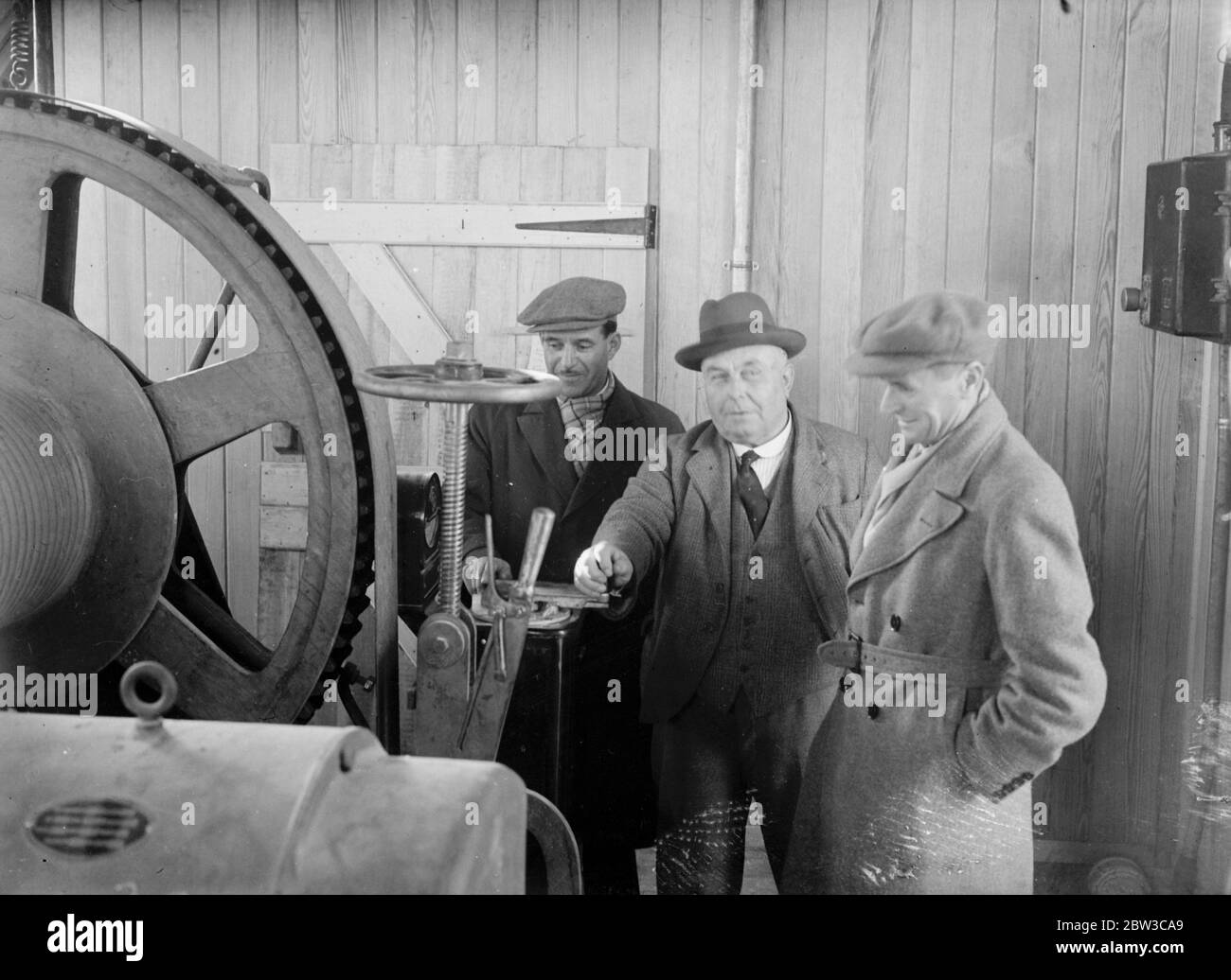 L'ultimo apparecchio di lancio di Southend . 15 novembre 1934 Foto Stock
