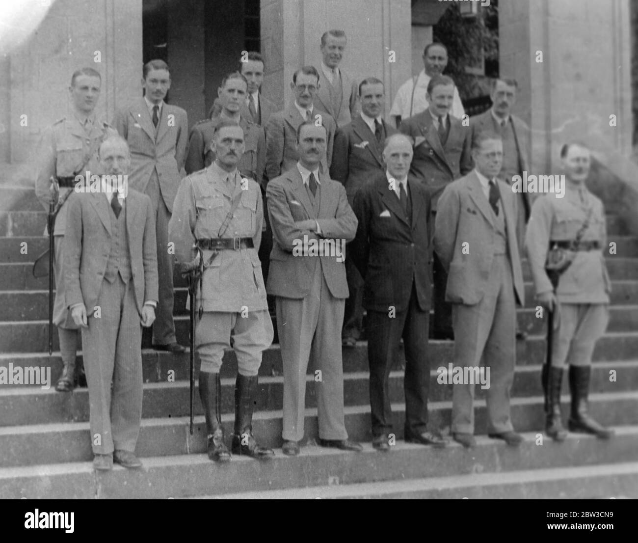 Addis Abeba . Legazione britannica . Abissinia . 25 settembre 1935 Foto Stock