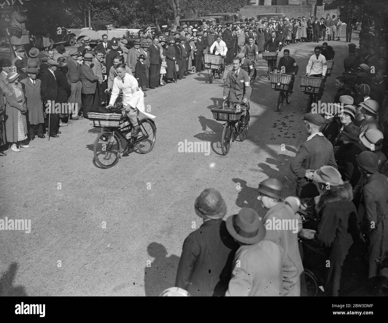Errand Boys Derby a Maidstone . 25 settembre 1935 Foto Stock