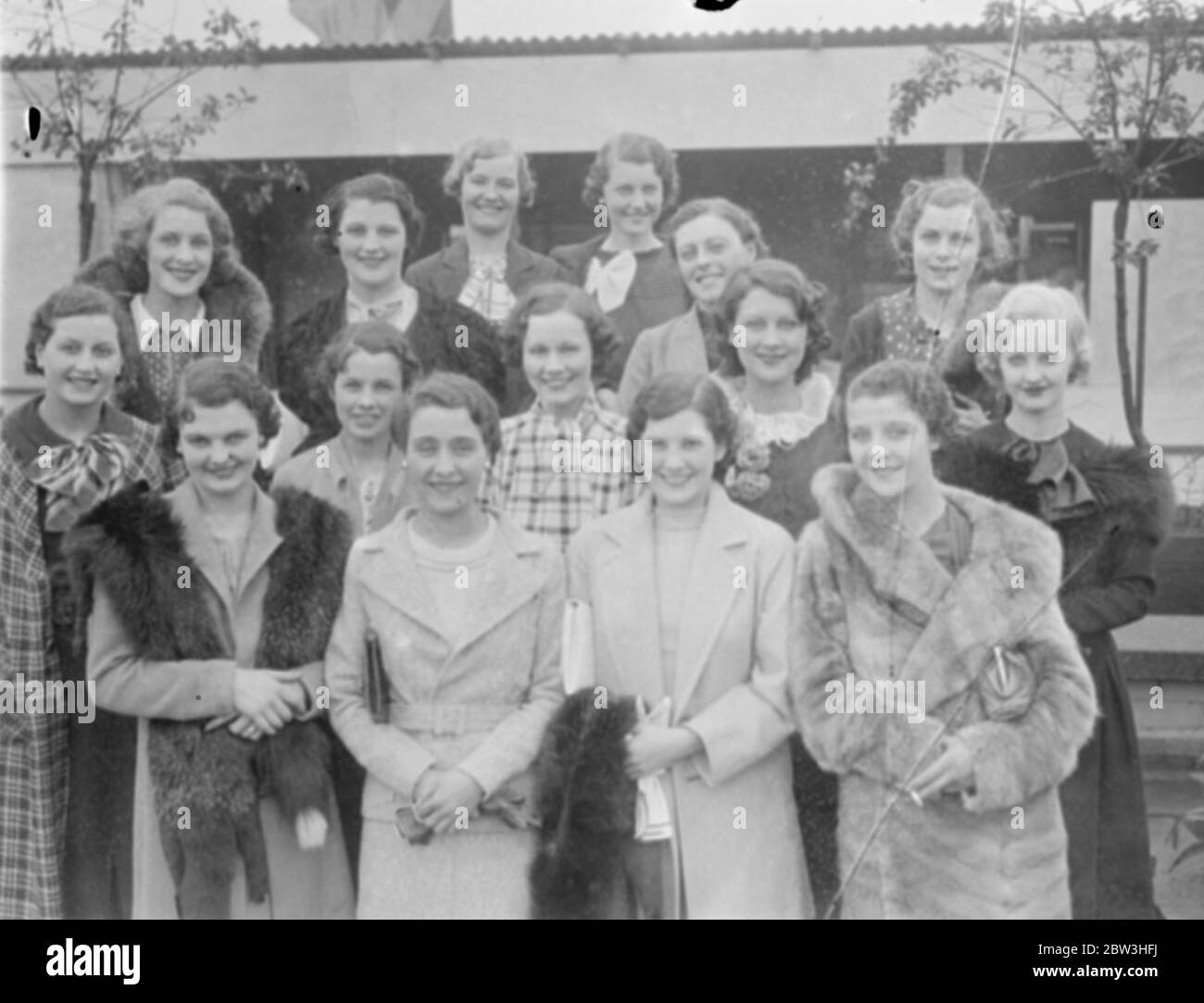 Le ragazze più belle della Gran Bretagna in parata a Londra . 20 giugno 1935 Foto Stock