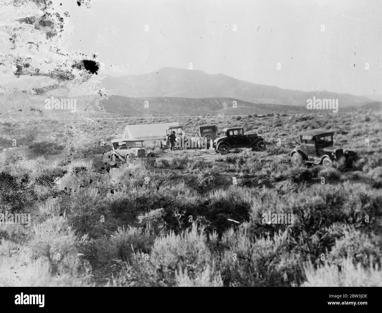 Scossville , Nevada . Nuovo campo d'oro . 1935 Foto Stock