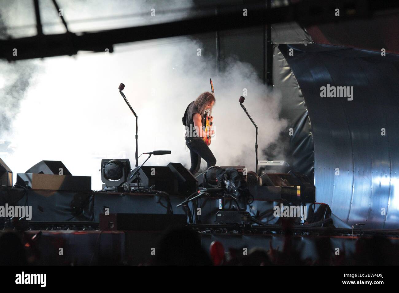 RIO DE JANEIRO, 19.09.2013: Metallica suona alla tappa principale del Rock a Rio V a Rio de Janeiro (Néstor J. Beremblum / Alamy News) Foto Stock