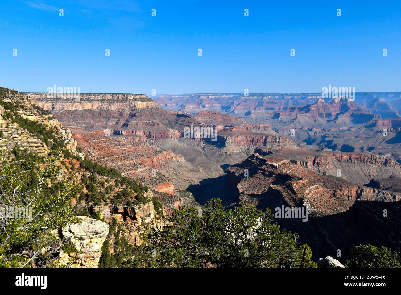 Bordo sud del Parco Nazionale del Grand Canyon, Arizona. Foto Stock