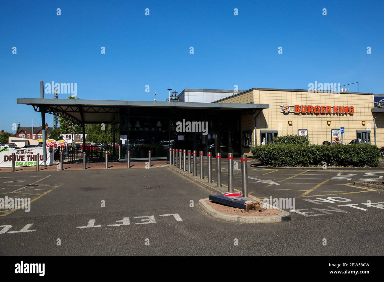 Londra, Regno Unito. 29 maggio 2020. Logo Burger King visto in uno dei loro negozi. Credit: Dinendra Haria/SOPA Images/ZUMA Wire/Alamy Live News Foto Stock