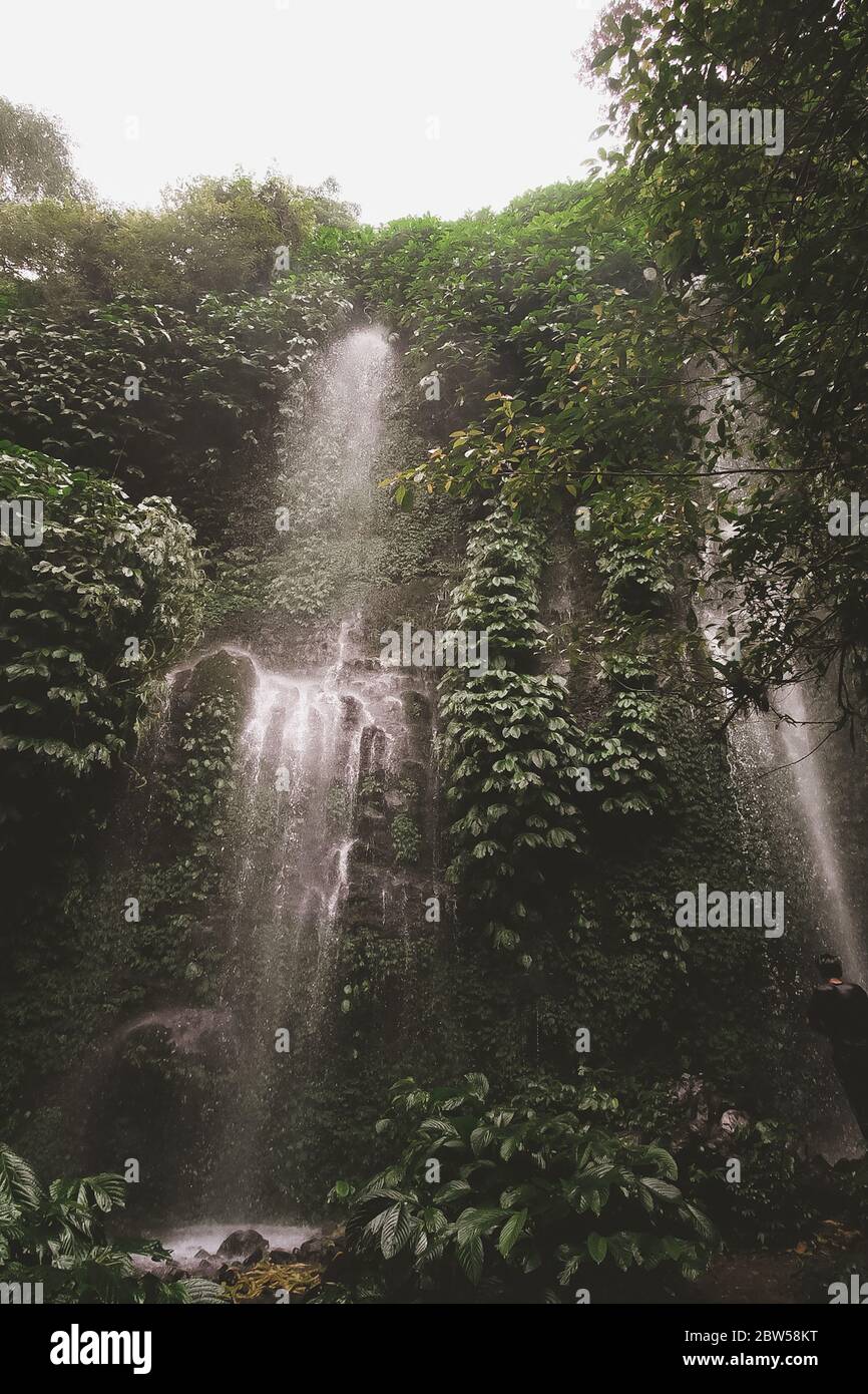 Cascata Wasserfall auf Lombok indonesien Foto Stock