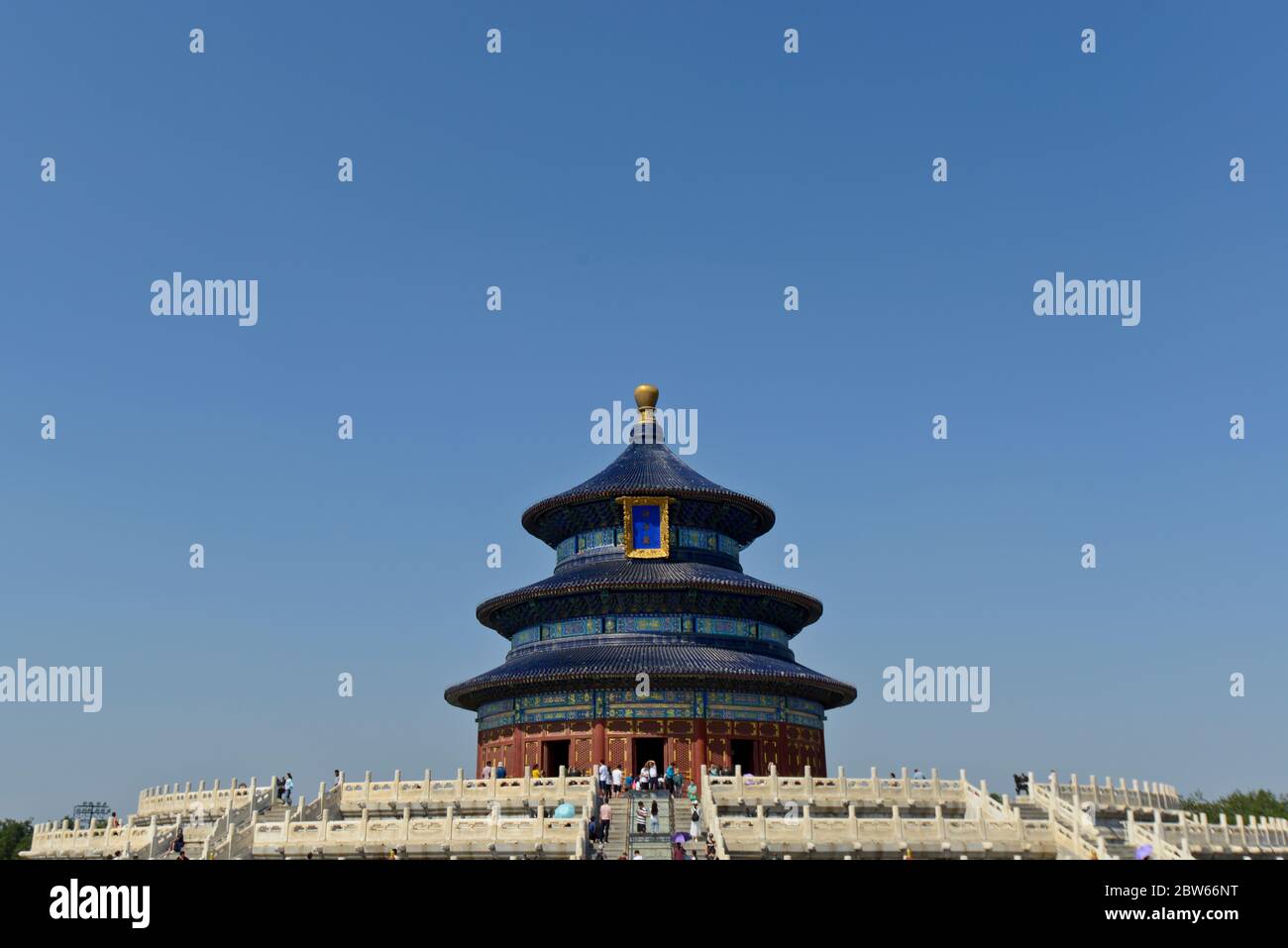 Tempio del Cielo: Sala di preghiera per i buoni raccolti. Pechino, Cina Foto Stock