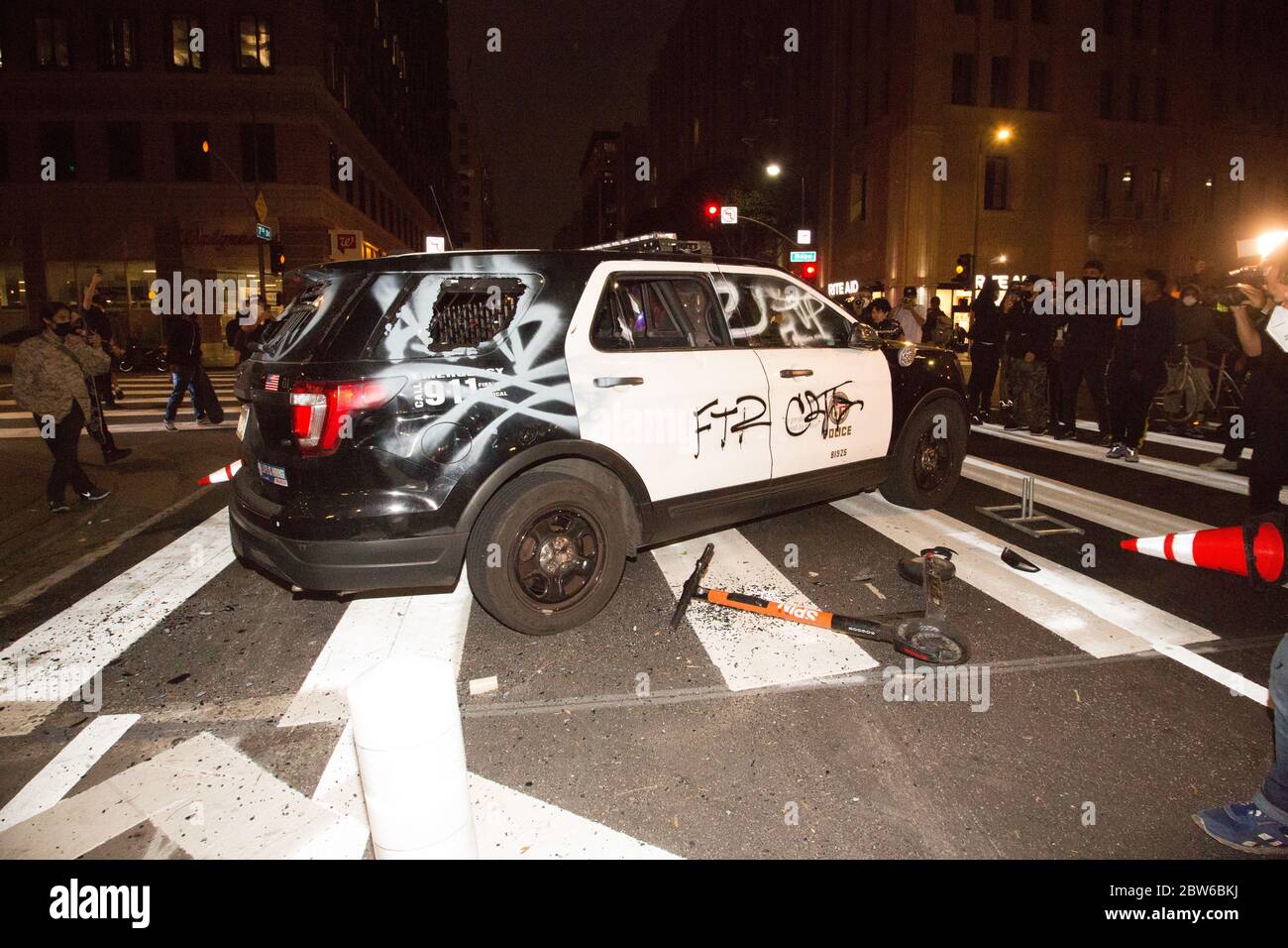 Proteste per George Floyd, maggio-giugno 2020 Foto Stock