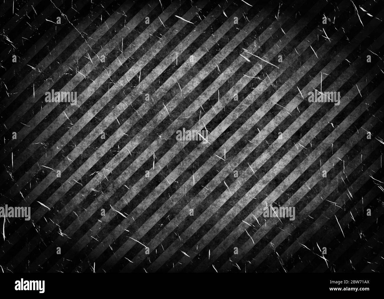 strisce di grunge diagonali nere sporche Foto Stock