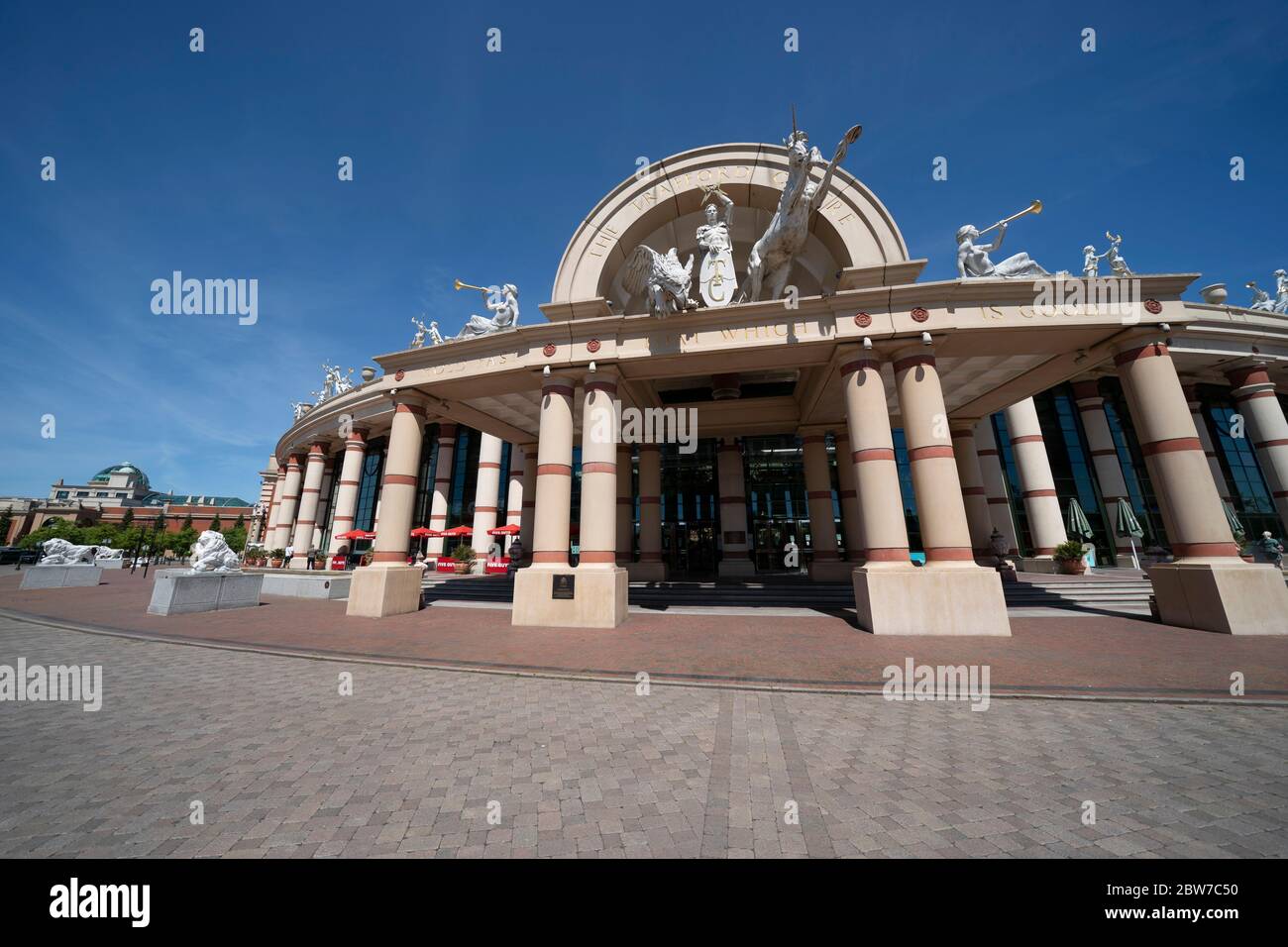 Manchester, Regno Unito. 29 maggio 2020. La figura mostra l'INTU Trafford Centre di Manchester, che ha rilasciato dettagli su come supporterà in modo sicuro la g Foto Stock