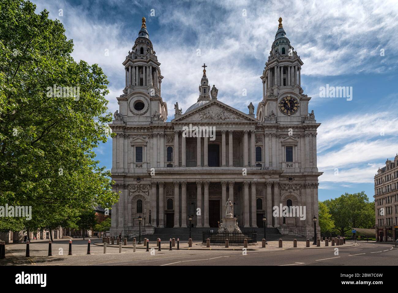 London Coronavirus Lock-down estate 2020 Foto Stock