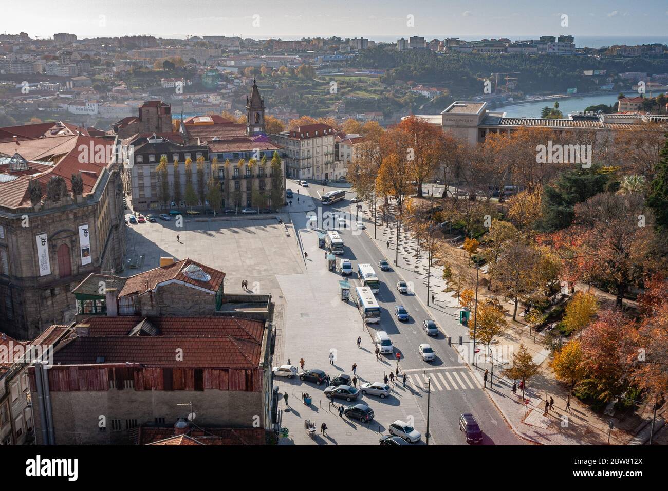 Largo Amor de Perdição, Porto, Portogallo Foto Stock