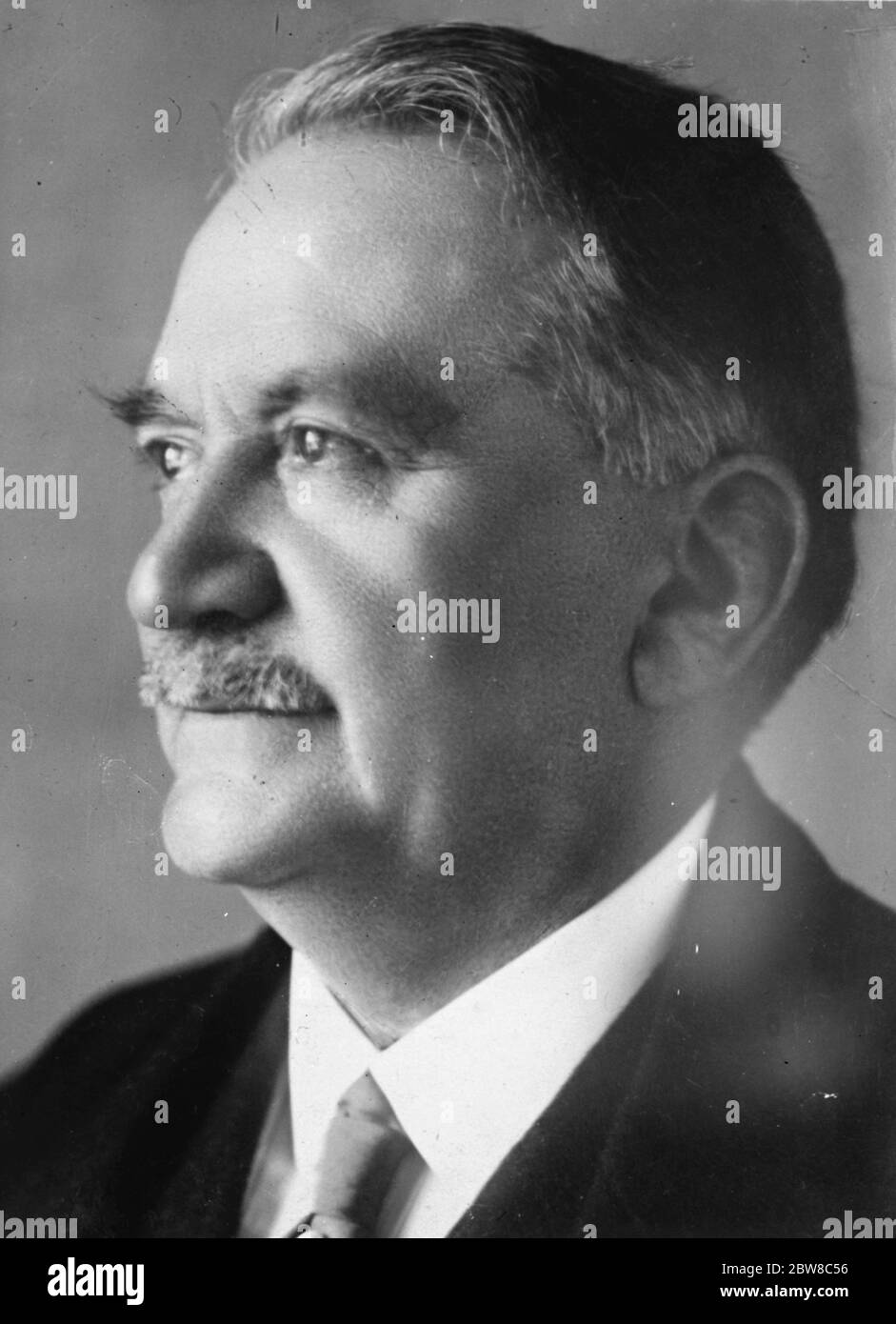 M. Doumergue, Presidente francese. 24 marzo 1927 Foto Stock