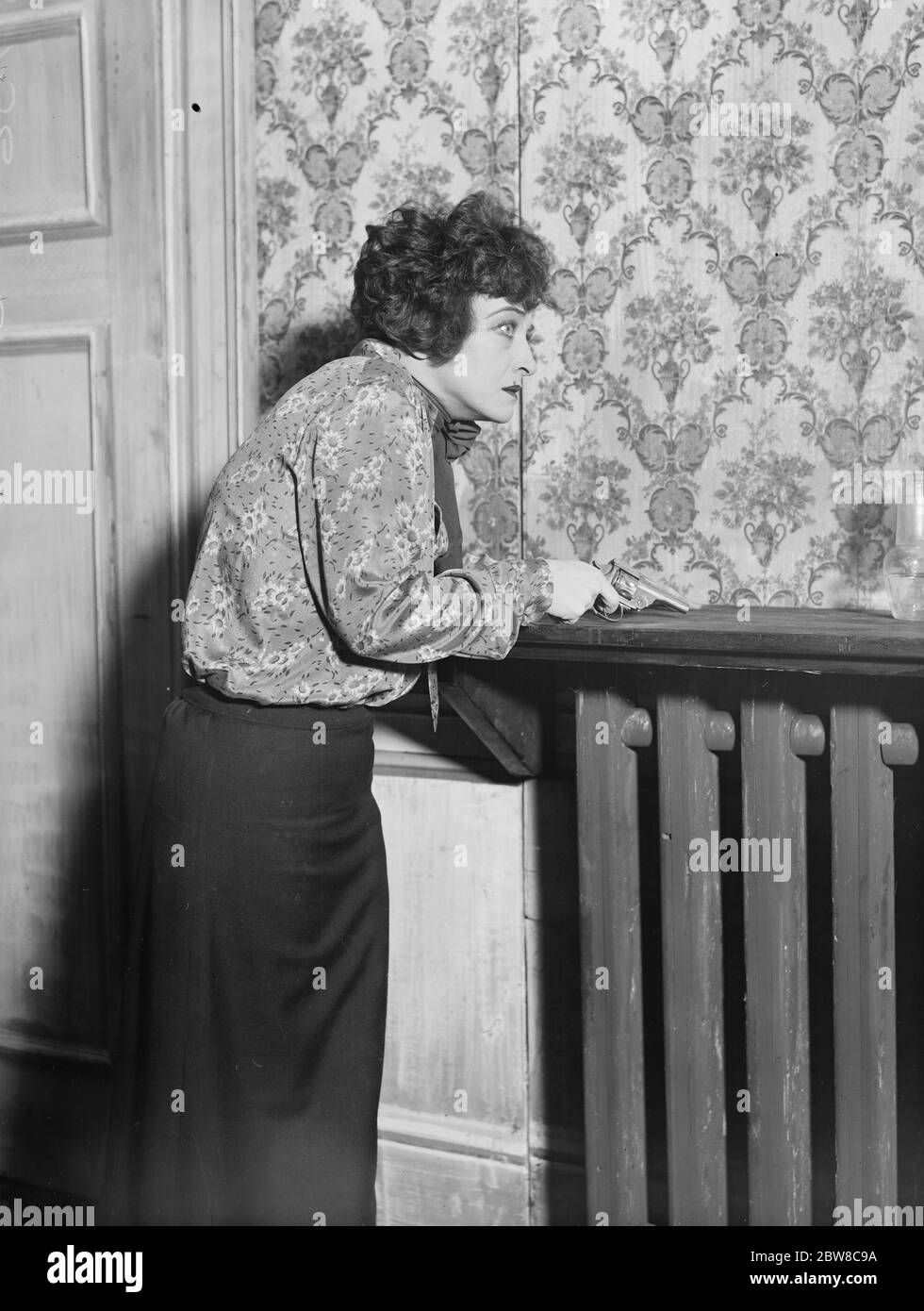 Pauline Fredrick come Madame X al Lyceum . Pauline Frederick come Madame X , quando si verifica una vera tragedia . 28 febbraio 1927 Foto Stock