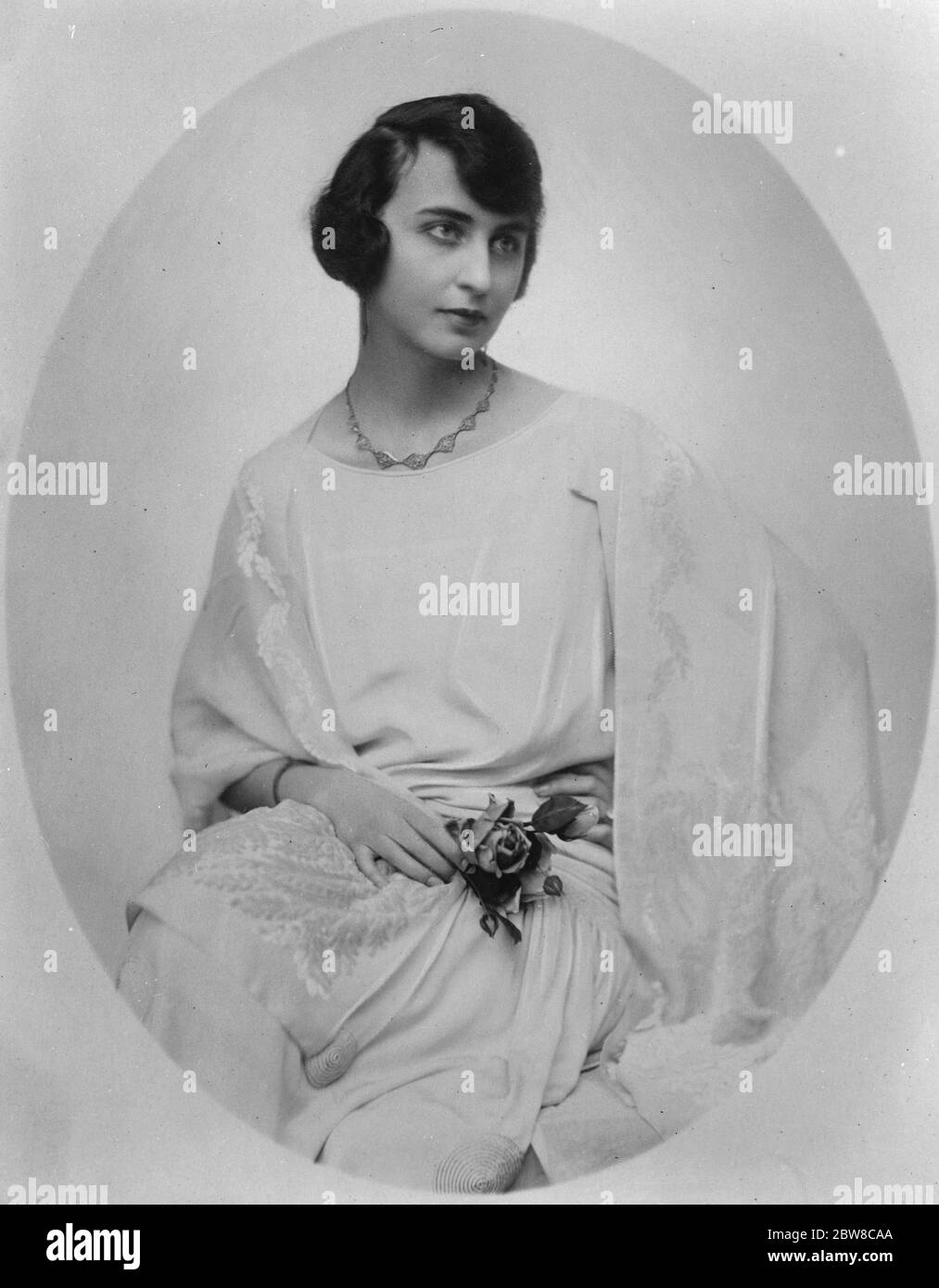 La contessa Julieta Fera de Cerrini . 26 febbraio 1927 Foto Stock