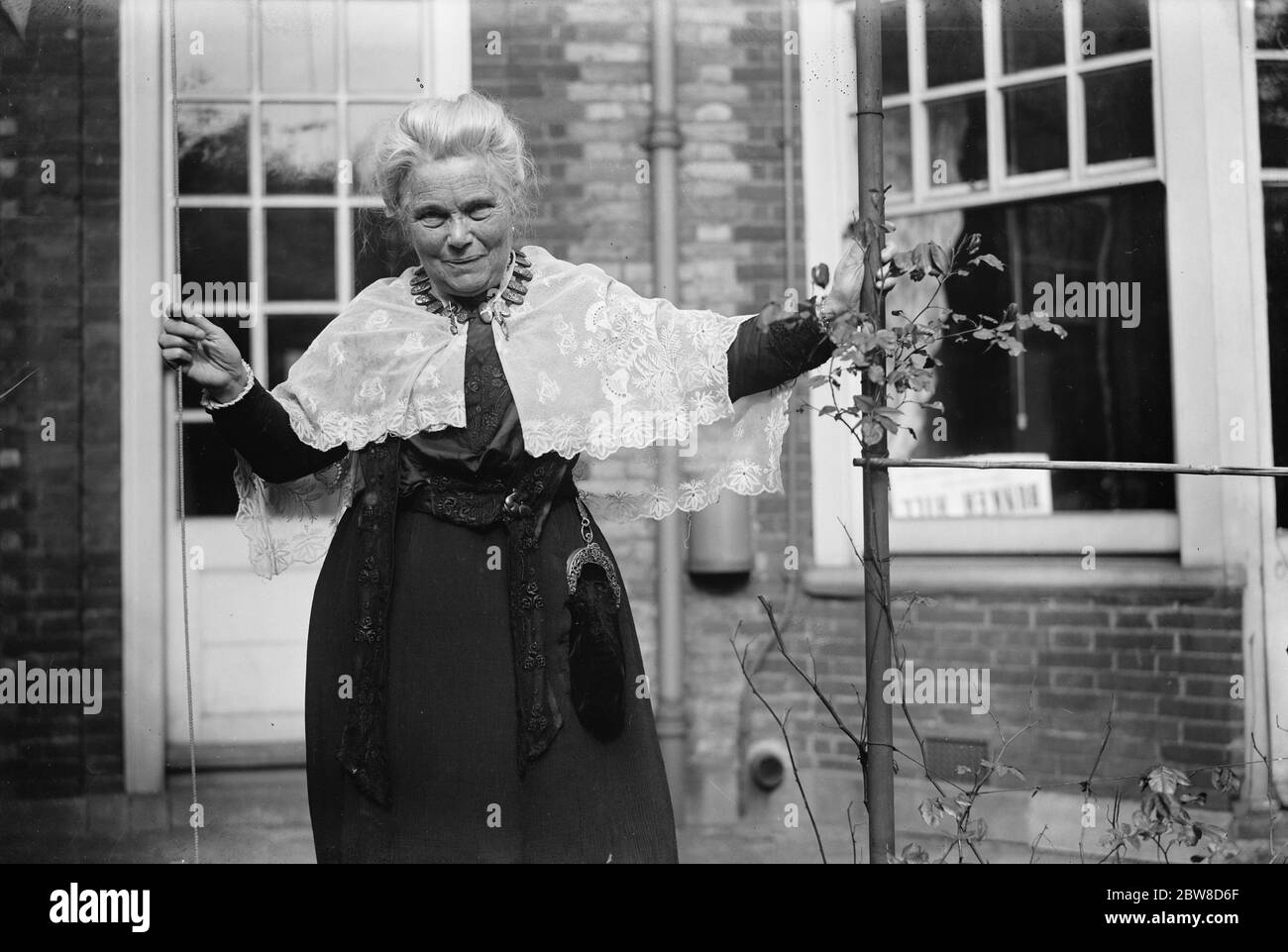 Appello per l'acquisto di Bunker Hill , Hampstead , proposto sito di memoriale commemorativo dell'amicizia britannica e americana . Dame Henrietta Barnet , KBE , che è il principale motore della questione . 23 agosto 1926 Foto Stock