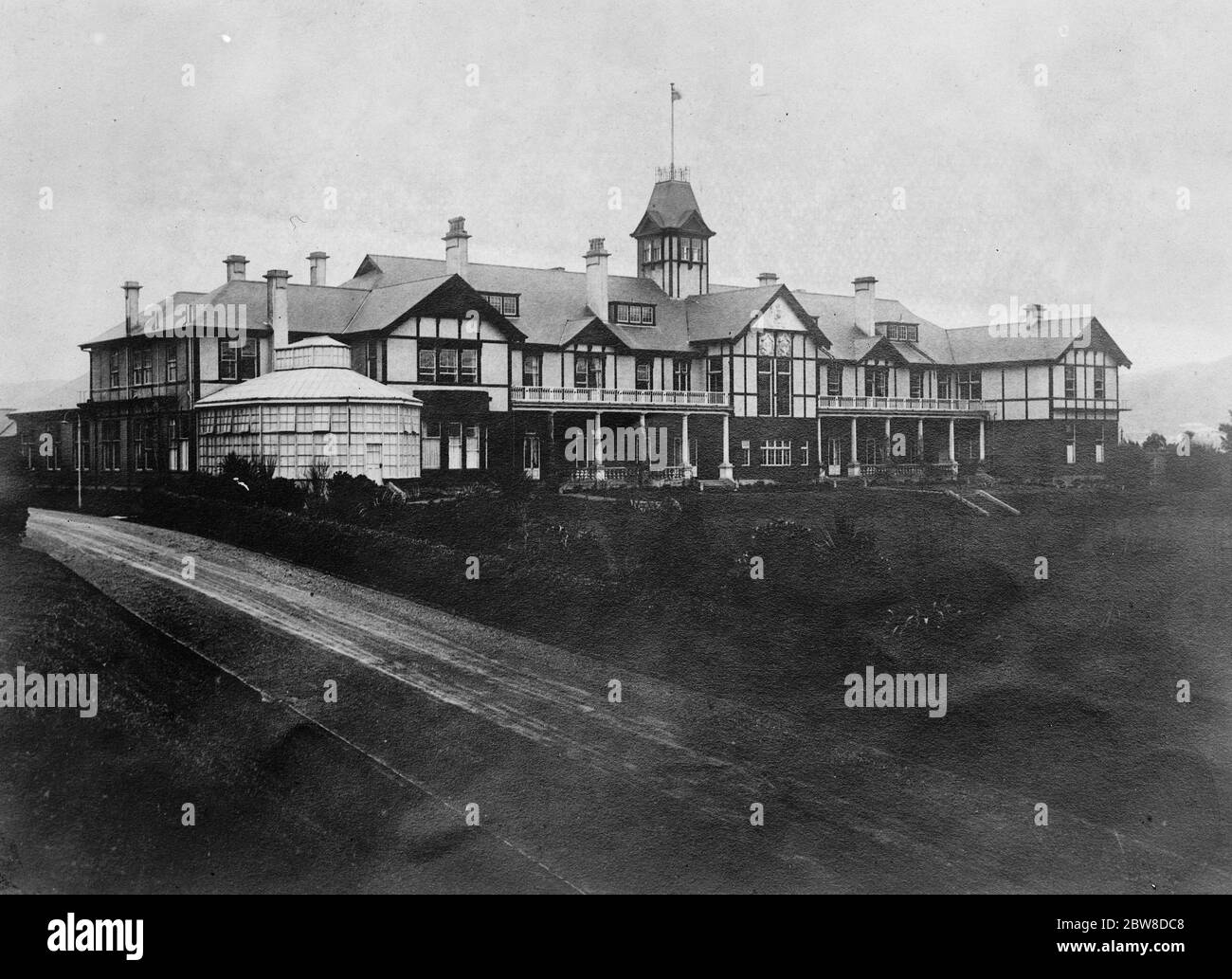 Casa del Governo , Wellington , Nuova Zelanda . La residenza ufficiale del Governatore Generale della Nuova Zelanda . 1 dicembre 1927 Foto Stock