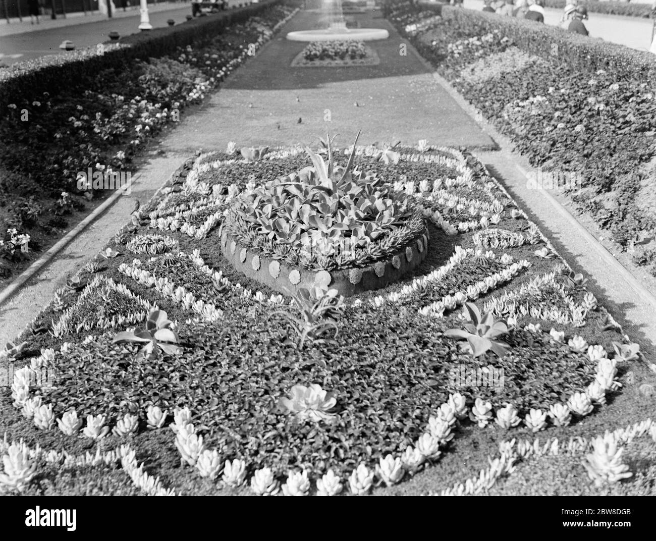 I giardini di tappeto , Eastbourne ., Sussex orientale. Foto Stock