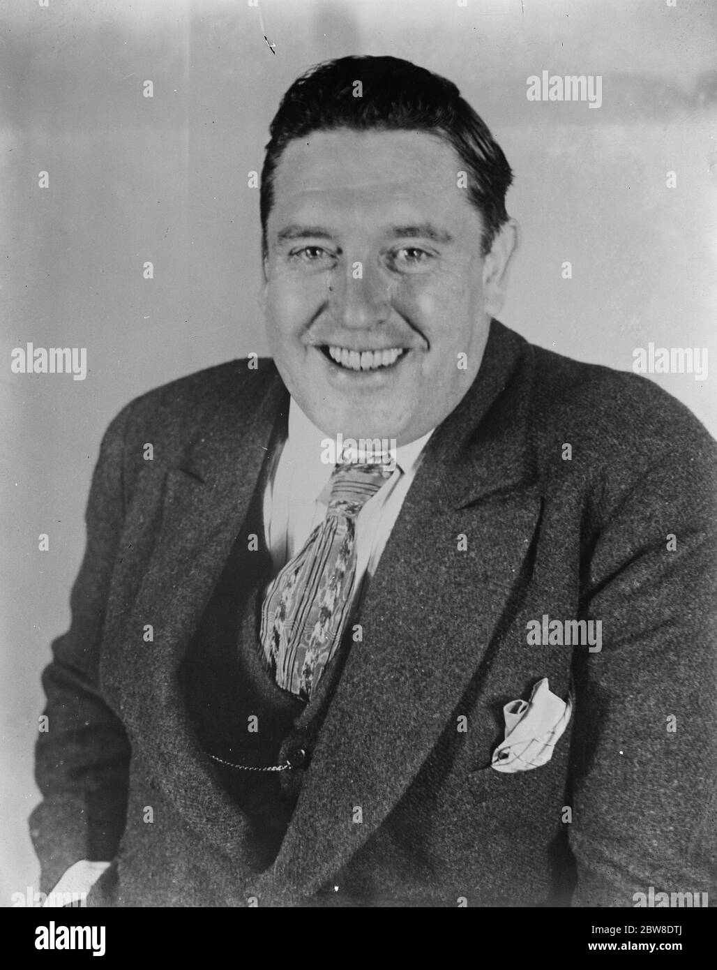 John McCormack , il famoso cantante irlandese . Gennaio 1929 Foto Stock