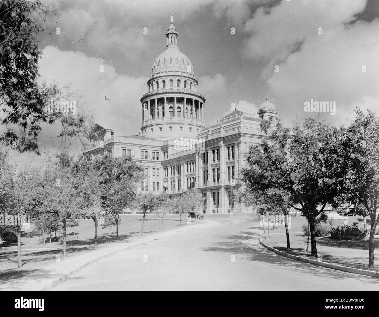 Vasto edificio con una storia notevole. La capitale dello stato ad Austin , Texas una nuova foto . 1 marzo 1929 Foto Stock