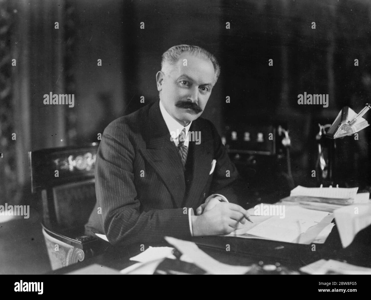 Il nuovo presidente della Francia. Monsieur Albert Lebrun . 13 maggio 1932 Foto Stock