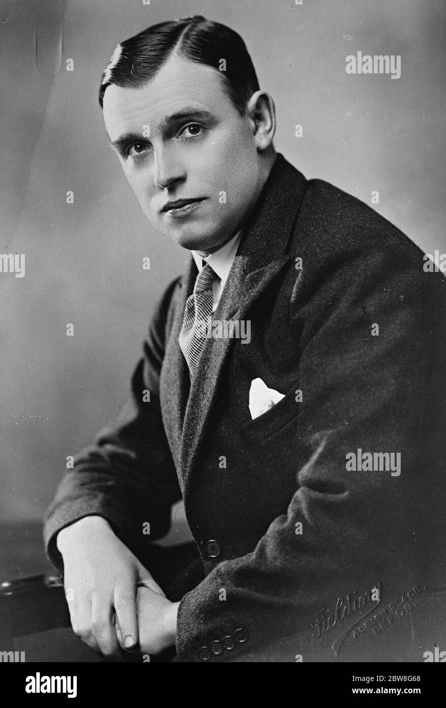 Vuole legalizzare la competizione calcistica . Major Braithwaite, MP. 27 febbraio 1929 Foto Stock