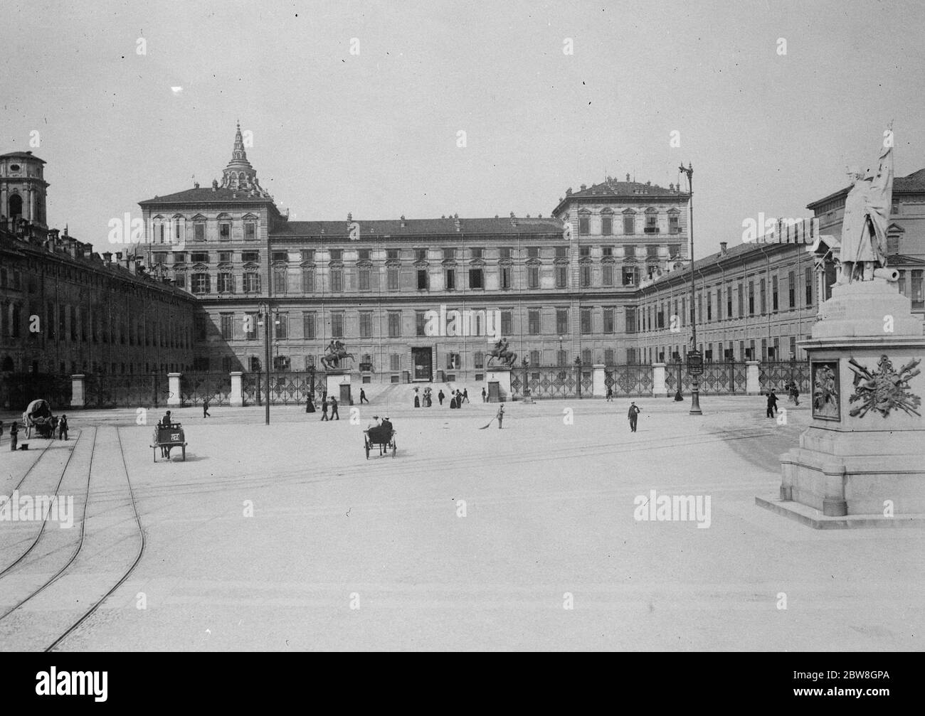 La futura casa della principessa Marie Jose . Il Palazzo reale di Torino , che sarà la residenza ufficiale del Principe ereditario d'Italia e della Principessa Maria José . 4 gennaio 1930 Foto Stock