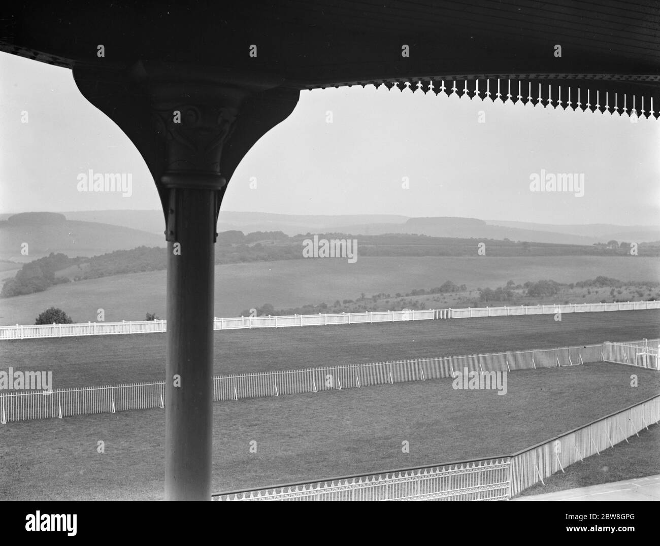 Panoram di Goodwood corsa corso . 27 luglio 1929 Foto Stock