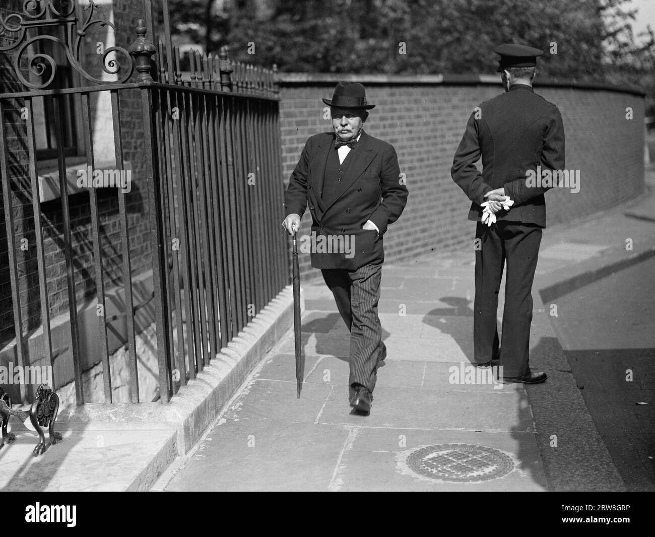 Riunione del gabinetto al n. 10 Downing Street, Londra. Sig. William Bridgeman. 3 giugno 1929 Foto Stock