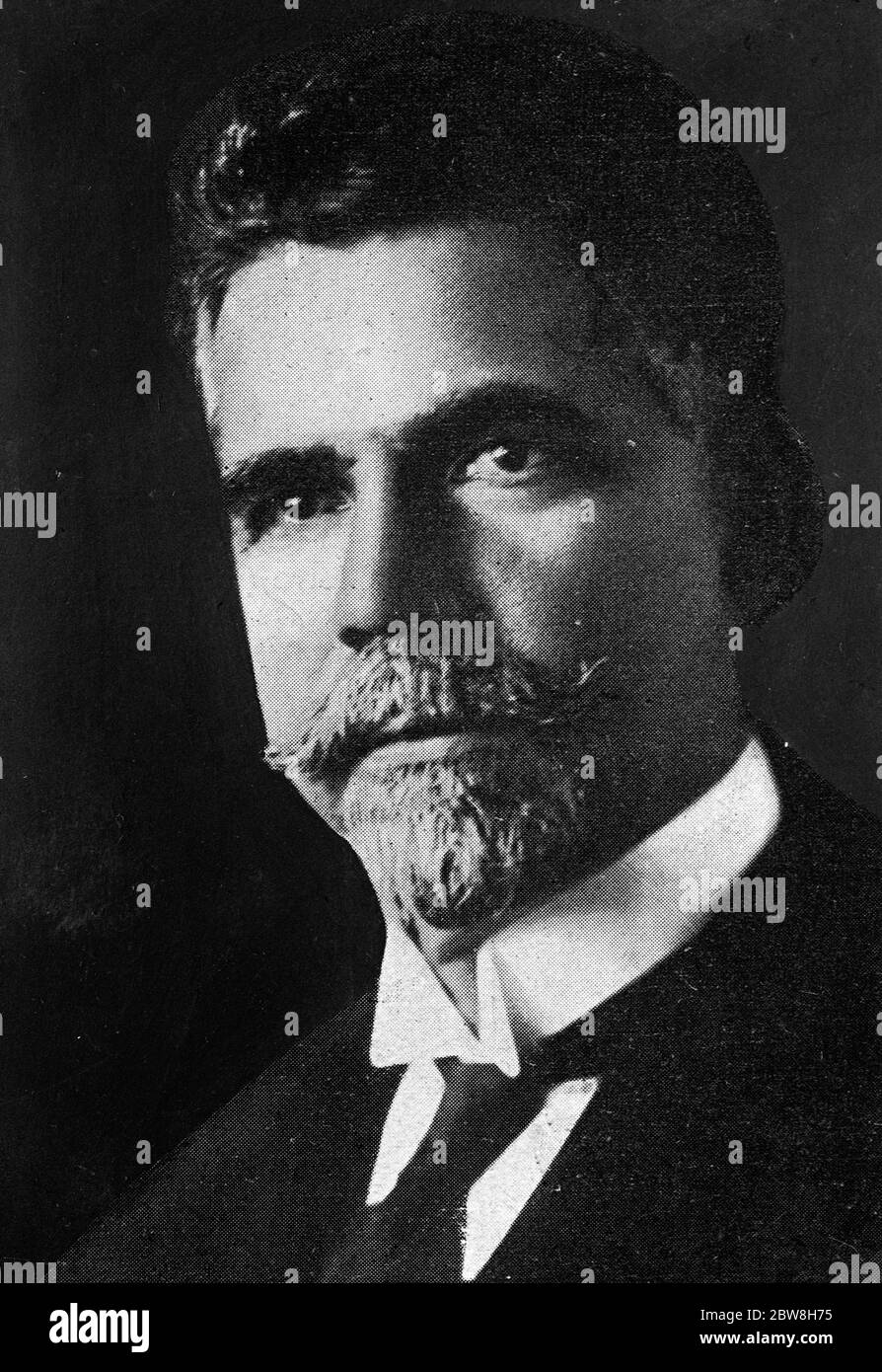 Il dottor Washington Luiz che si è dimesso dal suo ufficio di presidente del Brasile . 24 ottobre 1930 Foto Stock