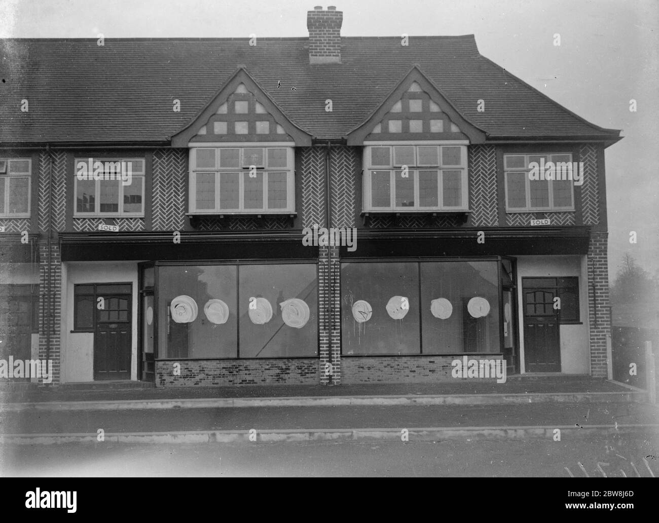 Robins Shop , Lewis Road . 1935 Foto Stock