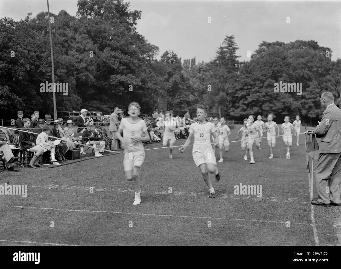 Merton Court School Sports , Sidcup . 1937 Foto Stock