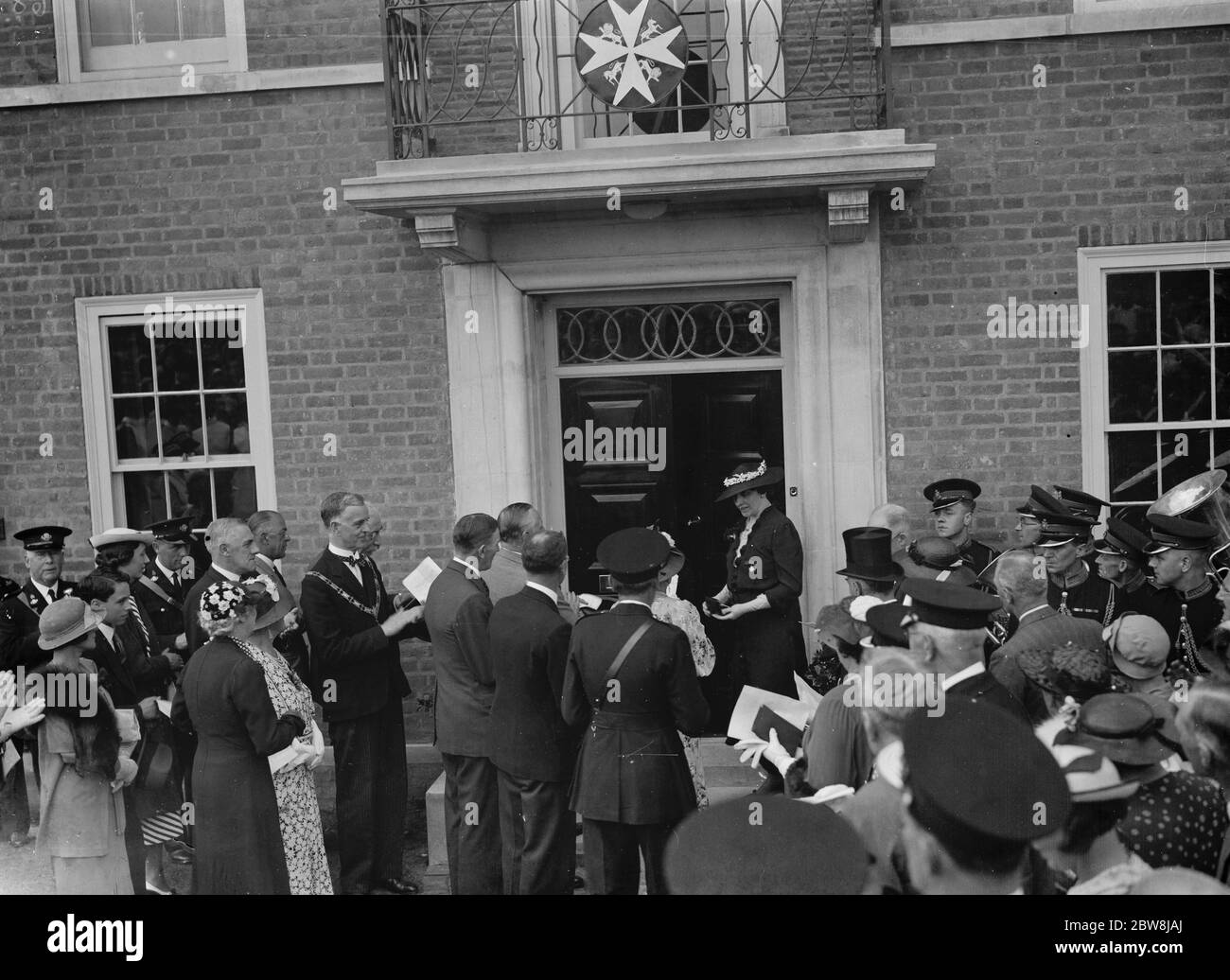 La nuova sede di Dartford per le ambulanze . 1937 . Foto Stock