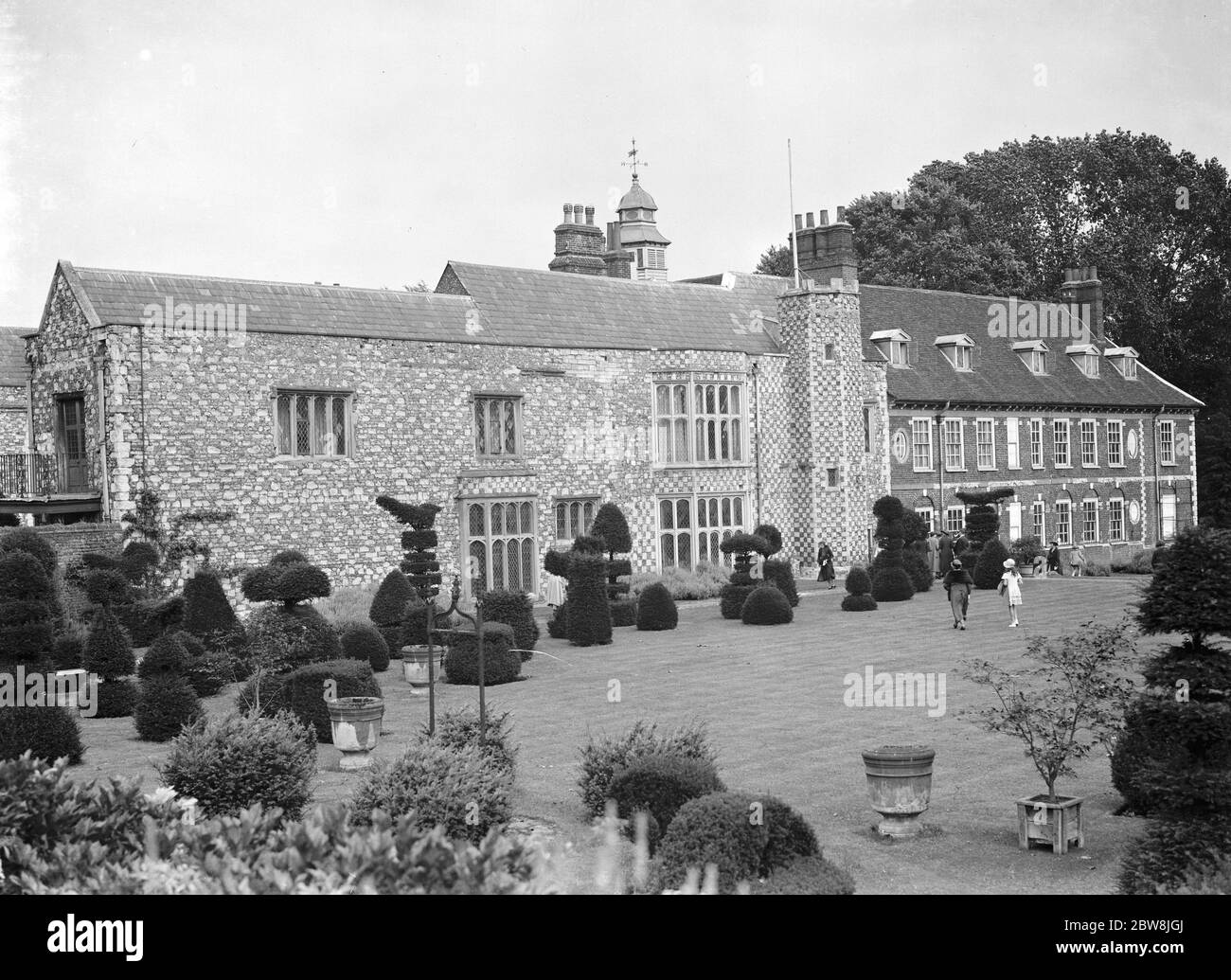 Una vista di Hall Place , Bexley , Kent , ora aperto al pubblico . 1937 Foto Stock